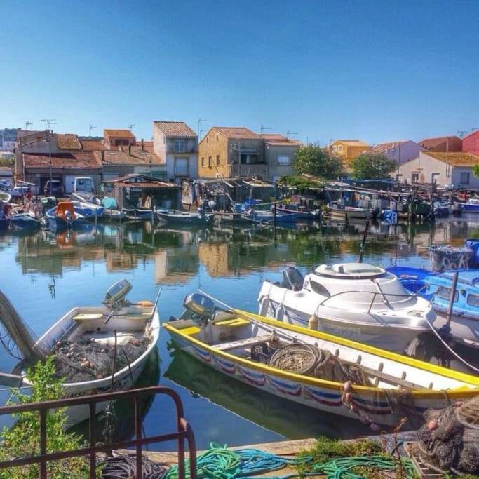Maison Quartier Pointe-Courte A Sete Bagian luar foto